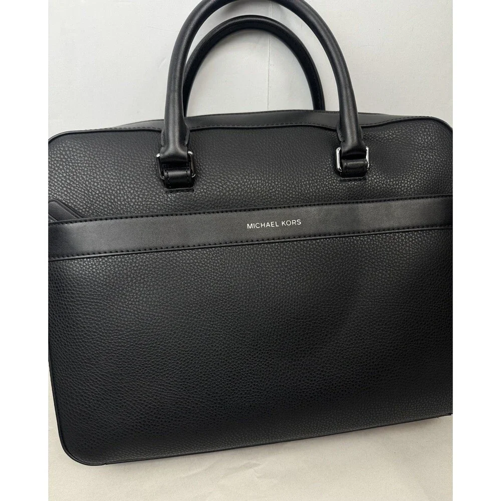 Michael Kors Mason Leather Explorer Briefcase